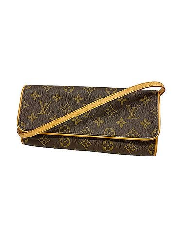 Louis Vuitton Louis Vuitton Monogram Pochette Twin GM Shoulder Bag M51852 Brown Women's (view 1)
