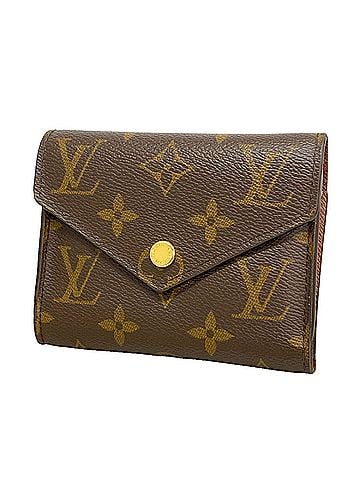 Louis Vuitton Louis Vuitton Tri-fold Wallet Monogram Portefeuille Victorine M62472 Brown Women's (view 1)