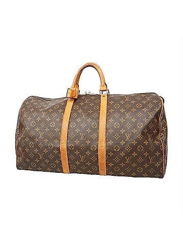 Louis Vuitton Louis Vuitton Bags - Boston Monogram Keepall 55 M41424 Brown Men's &amp; Women's (view 1)