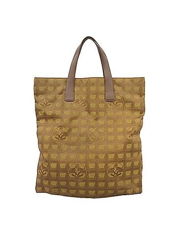 Chanel Chanel New Travel Nylon Tote Bag, Khaki, Women's (view 1)