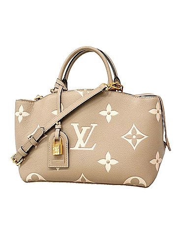 Louis Vuitton Louis Vuitton Monogram Empreinte Bicolor Petit Palais PM Handbag M58914 Tourterelle Crème 2-way bag for women (view 1)
