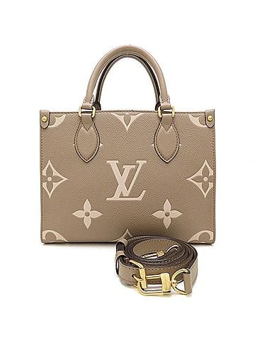 Louis Vuitton LOUIS VUITTON Louis Vuitton Monogram Empreinte Bicolor OnTheGo PM Handbag M45779 Tourtrell Cream Women's 353568 (view 2)