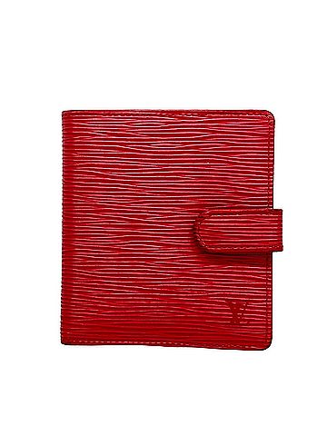 Louis Vuitton Louis Vuitton Epi Portefeuille Compact Wallet M6355E Rouge (Men's/Women's) (view 1)