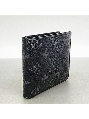 Louis Vuitton Louis Vuitton Monogram Eclipse Portefeuille Marco NM Wallet M62545 Black Men's (view 2)