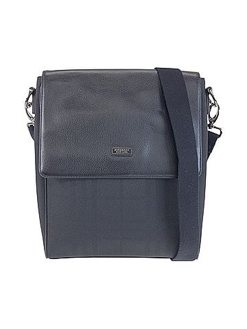 Burberry BURBERRY BLACK LABEL Burberry Black Label Check Pattern Canvas Leather Shoulder Bag Messenger for Men (view 1)