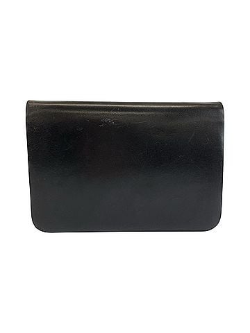 Christian Dior Christian Dior Vintage Black Leather Chain Shoulder Bag Handbag with Gold Hardware for Women (view 2)