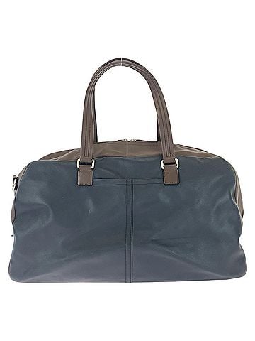 Coach COACH Lexington 2-way bag, navy/brown with silver hardware, leather, F70668, Boston bag/shoulder men's. (view 2)