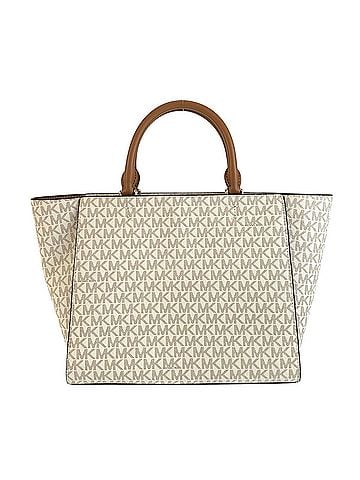 Michael Kors Michael Kors Satchel Medium Ivory Gray Gold Hardware Shoulder Bag/Handbag 2-way Women's (view 2)