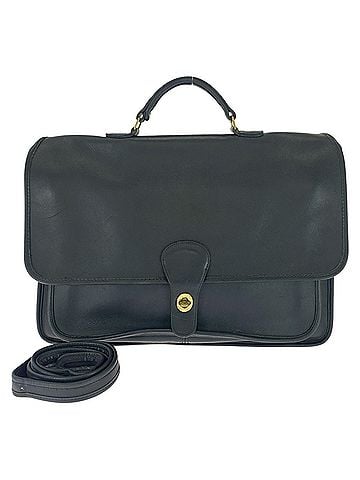 Coach COACH Vintage Metropolitan 2-way Bag, The Devil Wears Prada 2, Black, Gold Hardware, Leather, 213, Business Unisex, Men's (view 1)