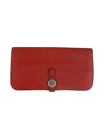 Hermès HERMES Dogon Long Wallet, Rouge Grenat Red, Silver Hardware, Togo Leather, R Stamp, Women's (view 1)