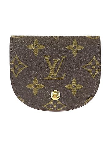 Louis Vuitton LOUIS VUITTON Monogram Portemonnaie Guze Brown Gold Hardware M61970 Wallet/Coin Case, Unisex (view 1)