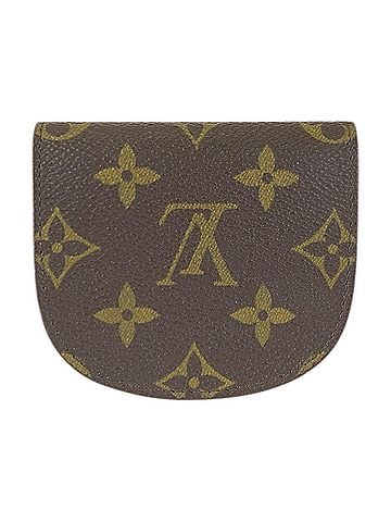 Louis Vuitton LOUIS VUITTON Monogram Portemonnaie Guze Brown Gold Hardware M61970 Wallet/Coin Case, Unisex (view 2)