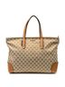 Gucci Tan Large Web Horizontal Zip Tote One size - photo 1