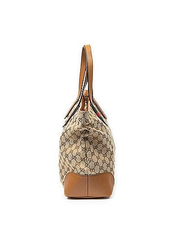 Gucci Large Web Horizontal Zip Tote (view 2)