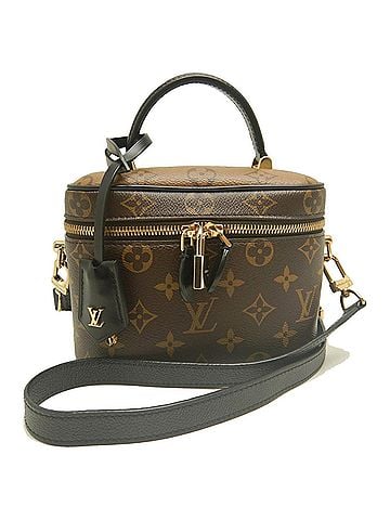 Louis Vuitton LOUIS VUITTON Louis Vuitton Monogram Reverse Vanity NV PM M45165 Handbag Brown Women's 254350 (view 2)
