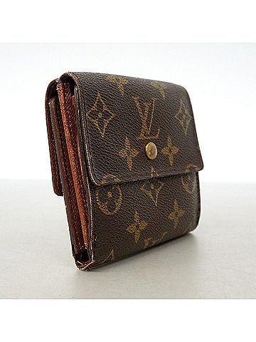Louis Vuitton Louis Vuitton Tri-fold Wallet Monogram Portemonnaie Billet Carte Credit M61652 Brown Women's P3593962 (view 2)