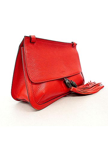 Gucci Gucci Bamboo Shoulder Bag 370826 Leather Red Women's P3589753 (view 2)