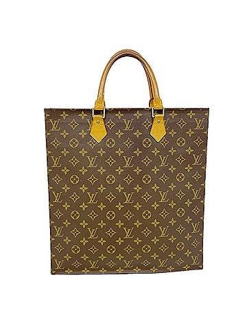 Louis Vuitton Louis Vuitton Monogram Sac Plat Tote Bag M51140 Brown Women's P3589540 (view 1)