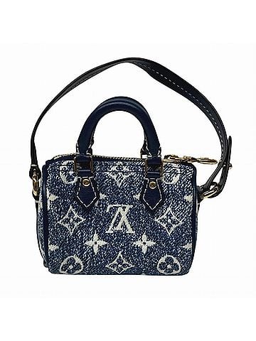 Louis Vuitton Louis Vuitton Bijou Sac Micro Speedy Keychain, Monogram Denim, 20cm, Canvas, M00546 (view 2)