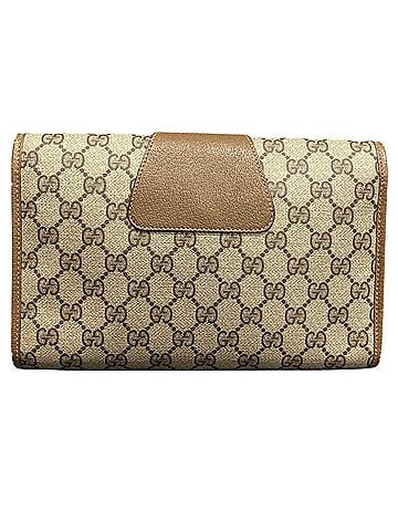 Gucci Gucci Old GG Supreme Clutch Bag, Sherry Leather, 89.01.030 (view 2)
