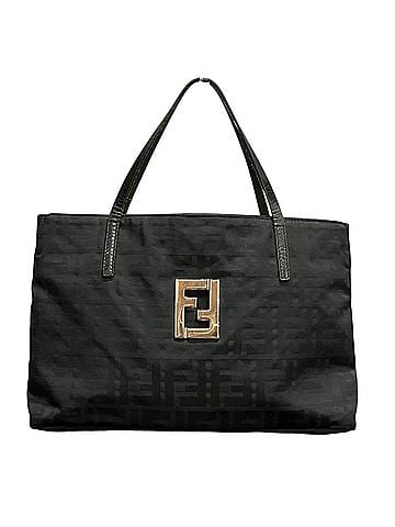 Fendi Fendi Zucca Nylon Leather Handbag 15786 (view 1)