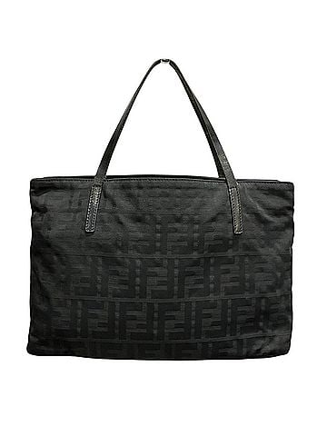Fendi Fendi Zucca Nylon Leather Handbag 15786 (view 2)