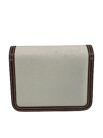 Burberry Burberry shoulder bag, canvas and leather. (view 2)