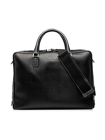 Salvatore Ferragamo Salvatore Ferragamo Business Bag Briefcase Shoulder 2WAY EO-24 7201 Black Leather Men's (view 1)