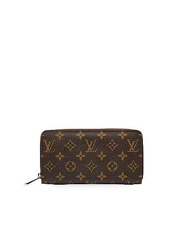 Louis Vuitton Louis Vuitton Monogram Zippy Wallet Round Zipper Long M60017 Brown Women's LOUIS VUITTON (view 1)