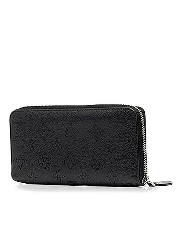 Louis Vuitton Louis Vuitton Monogram Mahina Zippy Wallet Round Zip Long M61867 Noir Black Leather Men's LOUIS VUITTON (view 2)