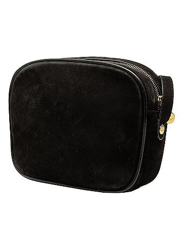 Salvatore Ferragamo Salvatore Ferragamo Vara Shoulder Bag, Black Suede Leather, Women's. (view 2)
