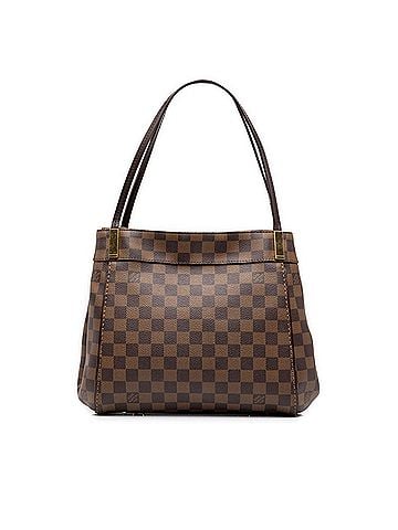 Louis Vuitton Louis Vuitton Damier Marylebone PM Tote Bag Shoulder N41215 Brown Leather Women's LOUIS VUITTON (view 1)