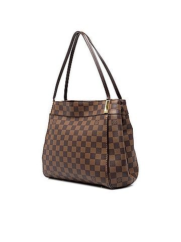 Louis Vuitton Louis Vuitton Damier Marylebone PM Tote Bag Shoulder N41215 Brown Leather Women's LOUIS VUITTON (view 2)