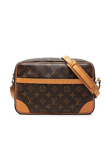 Louis Vuitton Louis Vuitton Monogram Trocadero 27 Crossbody Shoulder Bag M51274 Brown Leather Women's LOUIS VUITTON (view 1)