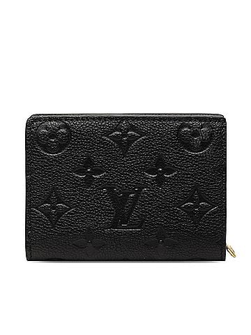 Louis Vuitton Louis Vuitton Monogram Empreinte Portefeuille Claire Bi-fold Wallet M80151 Noir Black Leather Women's LOUIS VUITTON (view 1)