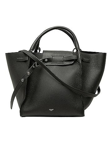 Céline Celine Big Bag, Small Handbag, Tote Shoulder 2-Way, Black Leather, Women's CELINE (view 1)