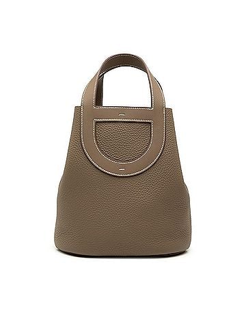 Hermès Hermes In the Loop 23 Handbag, Etoupe Beige, Gold Hardware, Taurillon Clemence Leather, Women's. (view 1)