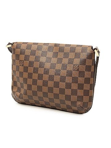 Louis Vuitton Louis Vuitton Damier Musette Tango Long Crossbody Shoulder Bag N51301 Brown Leather Women's LOUIS VUITTON (view 2)