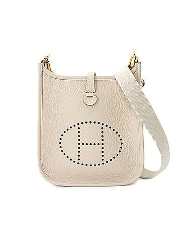 Hermès Hermes Evelyne Amazon TPM Shoulder Handbag, Taurillon Clemence Leather, K Stamp, Gold Hardware. (view 1)
