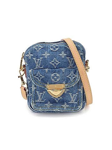 Louis Vuitton Louis Vuitton LV Remix Fairfax Pochette Shoulder Handbag Monogram Denim Blue M82948 RFID (view 1)
