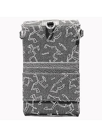 Jimmy Choo Jimmy Choo Eric Haze Phone Holder Shoulder Bag (Canvas x Leather) (view 2)