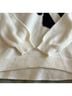 Ann Taylor LOFT White Black Pullover Sweater Size S - photo 6