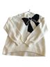 Ann Taylor LOFT White Black Pullover Sweater Size S - photo 1