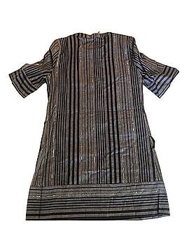 BCBGMAXAZRIA Tonal Canyon Stripe Zip Front Shift Dress Casual Dress (view 2)