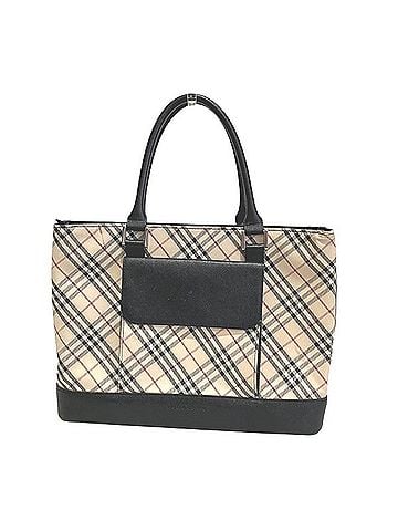 Burberry Burberry Nova Check Canvas x Leather Handbag for Women (view 1)