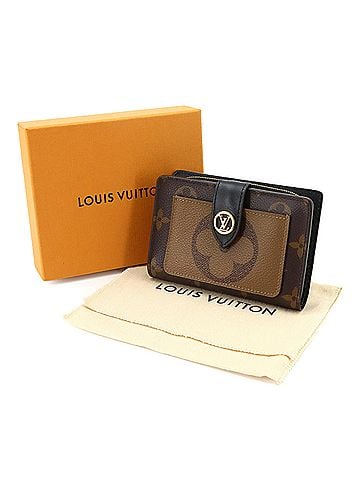 Louis Vuitton Louis Vuitton Monogram Giant Reverse Portefeuille Juliet Wallet Bi-fold M69432 RFID Compact (view 2)