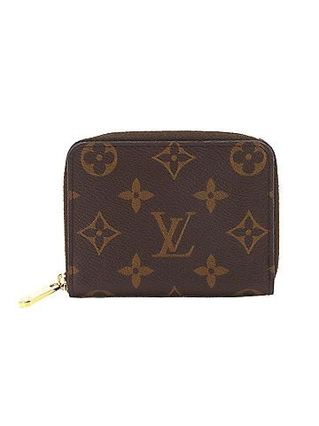 Louis Vuitton Louis Vuitton Monogram Zippy Coin Purse, Wallet/Coin Case, Brown, M60067, RFID, Gold Hardware. (view 1)