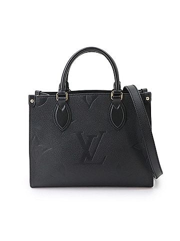 Louis Vuitton Louis Vuitton Monogram Empreinte Onthego PM 2-way Tote Shoulder Handbag Noir M45653 RFID (view 1)