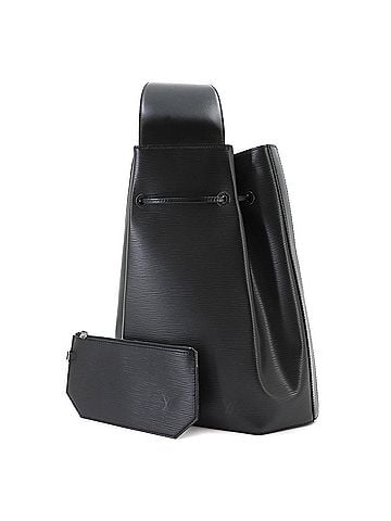 Louis Vuitton Louis Vuitton Epi Sac a Dos Shoulder Handbag Leather Noir M80153 (view 2)