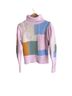 LoveShackFancy Allan Appliquéd Patchwork Knitted Turtleneck Pullover Sweater - photo 4